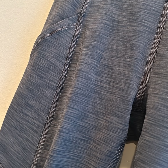 Worn 1X, Lululemon, Invigorate HR Tight 25”, Heathered Graphite Grey - Picture 2 of 7